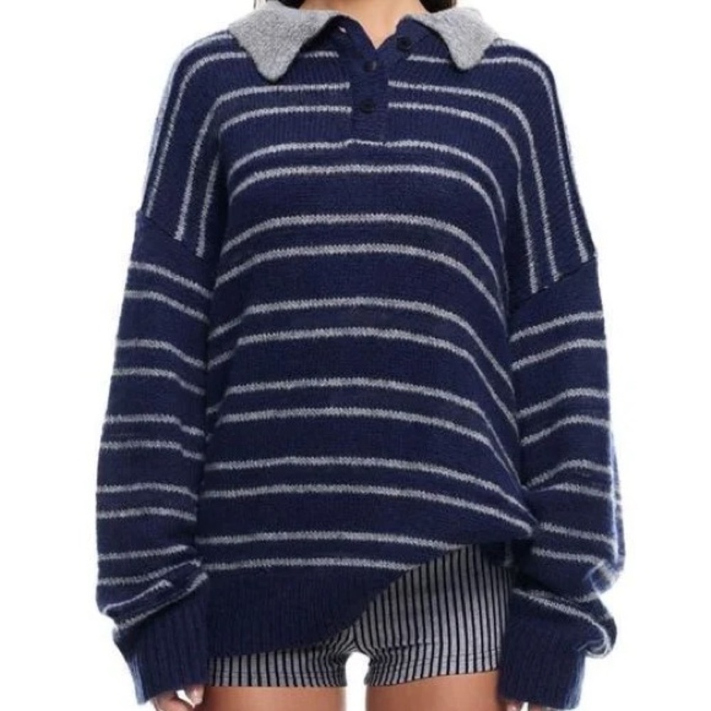 NWT lioness polo sweater